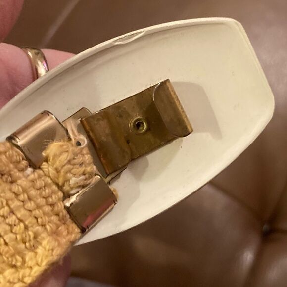 Vintage Ivory Colored Expandable Scales Belt main image 8